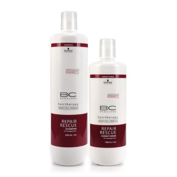 Schwarzkopf施华蔻 保丽强健修护洗护套装(洗发露1250ML+润发素1000ML)