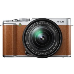 FUJIFILM富士 微型单电套机 微单相机 棕/黑2色可选(16-50mm镜头/1600万像素/3.0英寸翻折屏/Wi-Fi功能)