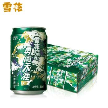 SNOW雪花 啤酒丛林迷彩8度330ml*24听 纸箱装