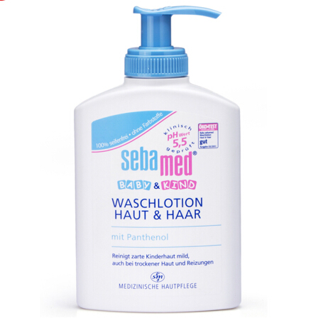 Sebamed 施巴 婴幼儿洗发沐浴二合一 德国原装进口 200ml