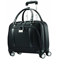 Samsonite新秀丽 Luggage Women's Spinner Mobile Office拉杆箱 黑色 均码